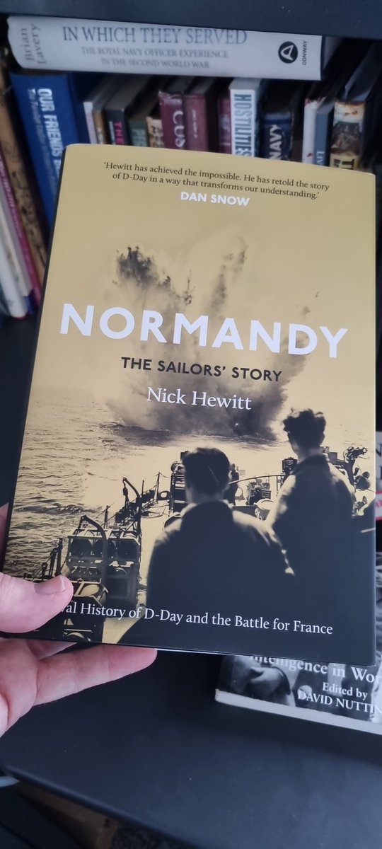 #HistoryBookChat had to be this one this week @books2cover Enjoying the new perspective on the landings. @NickHewitt4 #DDay80