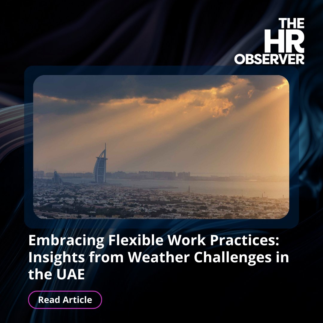 Despite severe weather warnings, employees like Matthew Adam were instructed to report to the office in the UAE during a historic storm. Read more: bit.ly/3QaI8Cy #hrobserver #thehrobserver #RiskManagement #EmployeeWellbeing #BusinessContinuity