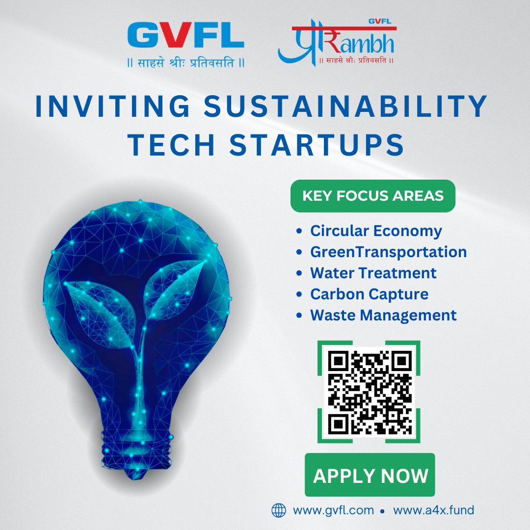 🌱 Calling all the Seed and Growth stage Sustainability Tech Founders! 🚀 Application Link : lnkd.in/dU84a675 #SustainabilityTech #StartupFunding #iCreateAngelFund #GVFL #iCreate #SeedStage #Innovation