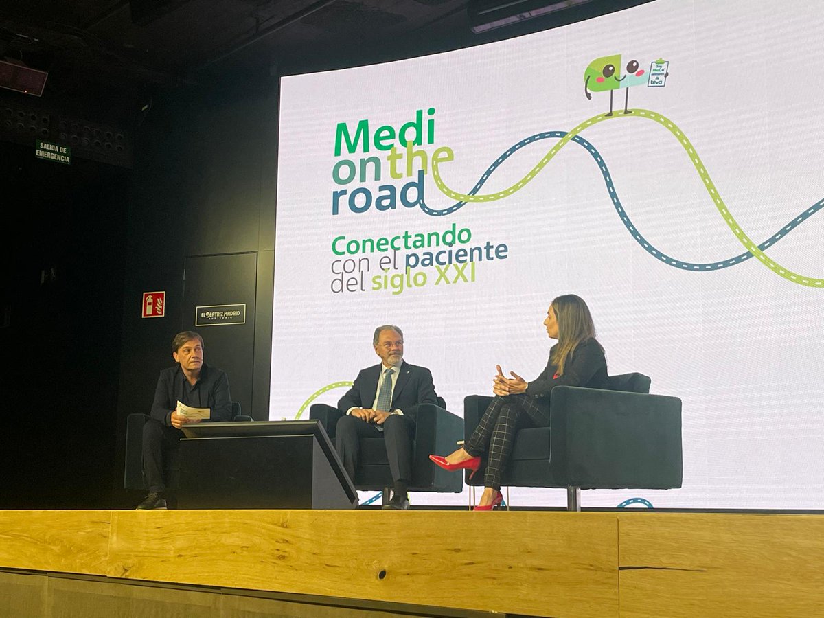 📢👏Nuestra vicepresidenta 3ª @mamafarmaceutic no se perdió la sesión #MediontheRoad Conectando con el paciente del siglo XXI de @Teva_es.