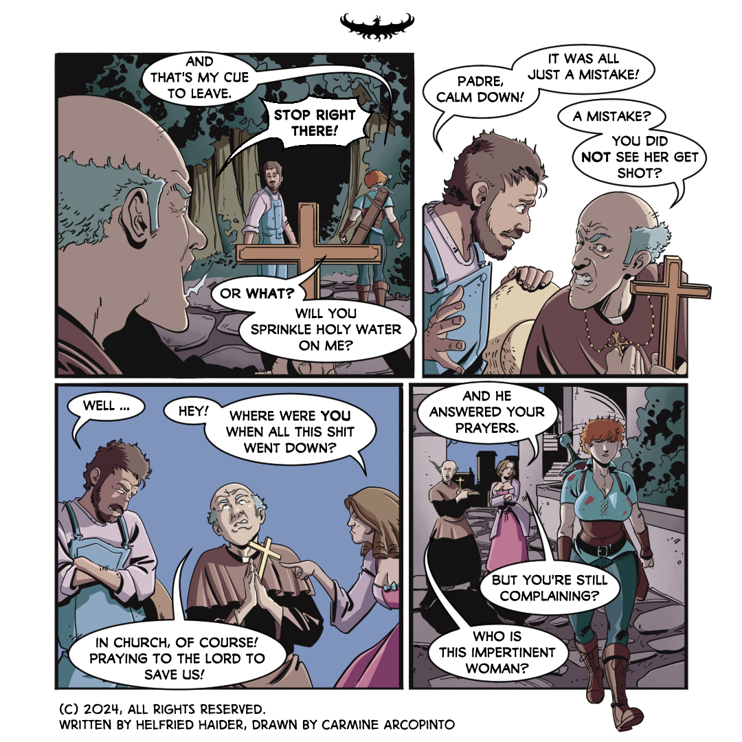 525 - Chased her off
The best spot to pray is under the third bench from the left.
#webcomics