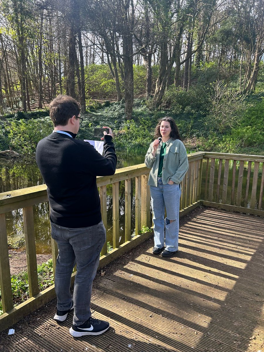 Our lovely interns William and Fani were out and about the River Leven on Wednesday filming some great content for our projects. Can't wait to see their final video ✨
