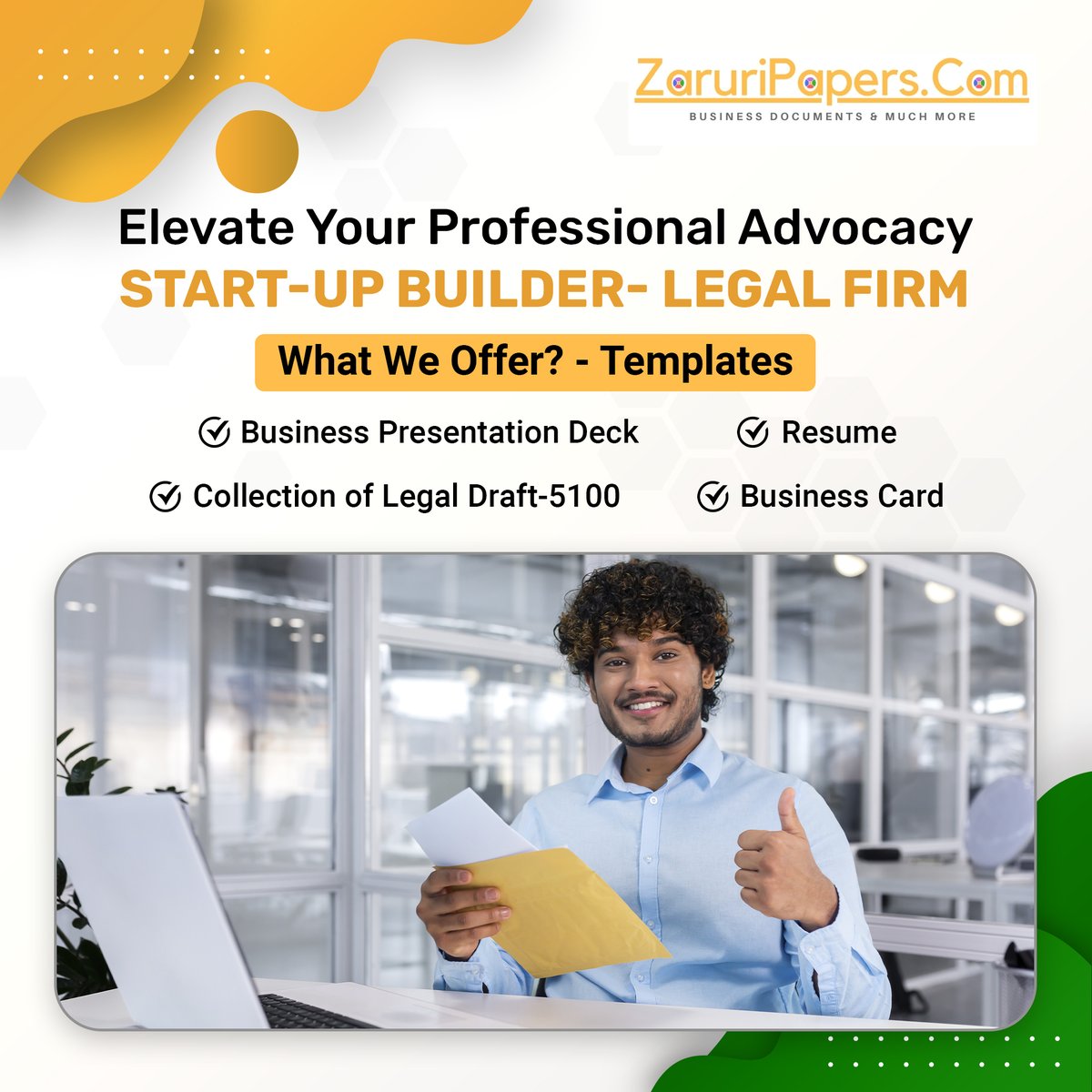Elevate Your Professional Advocacy with Zaruri Papers! 🌟✒️ Whether You're a Startup Builder or a Legal Firm, Our Tailored Solutions Empower Your Journey to Success. Build Your Foundation Strong, Reach Your Goals Higher! 🏢⚖️

#ZaruriPapers #LegalExcellence #StartupSuccess