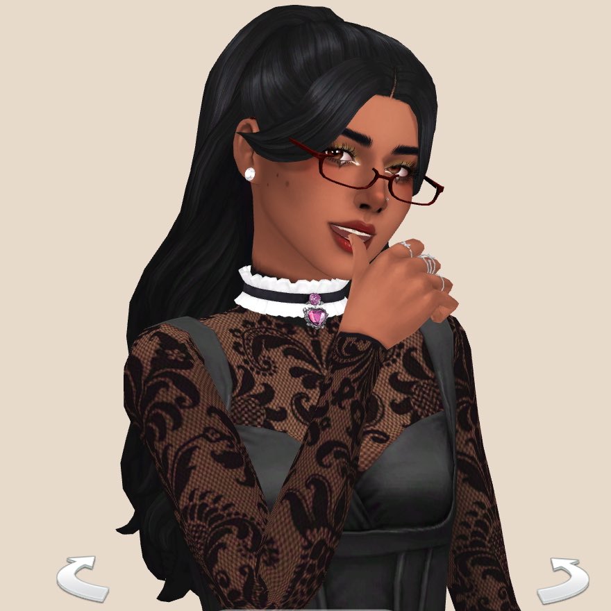 Harirsims's tweet photo. Made cutie Cassandra go through a little shaping 🖤🖤 #TheSims4 #ShowUsYourSims https://t.co/VD9GJaimgY