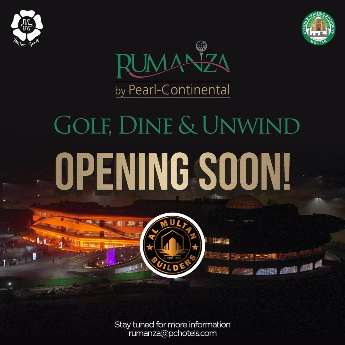 Rumanza by Pearl Continental Pakistan's 1st 5 Star Golf resort opening Soon.

#DHAMultan #rumanzagolfcourse #RGC #rumanzabypearlcontinental #rumanza #golf #pearlcontinental #Multan #Signature #pakistan