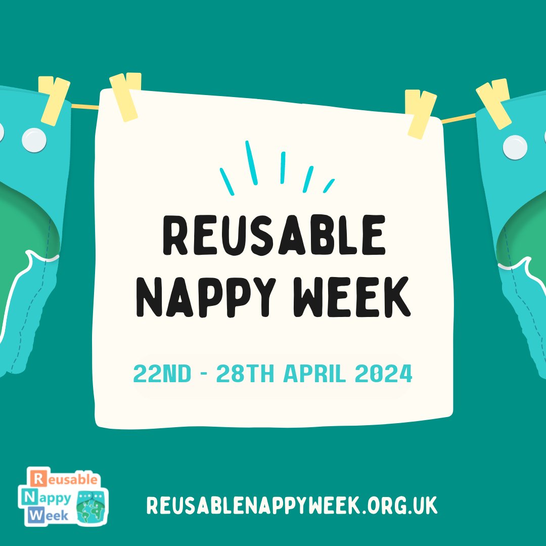 Its #ReusableNappyWeek and we want to try and break down the stigma against opting for reusable nappies. They have evolved a lot, modern designs make using, washing and drying simple and easy. Find out more on the reusable nappy week website 👉 reusablenappyweek.org.uk/advice/