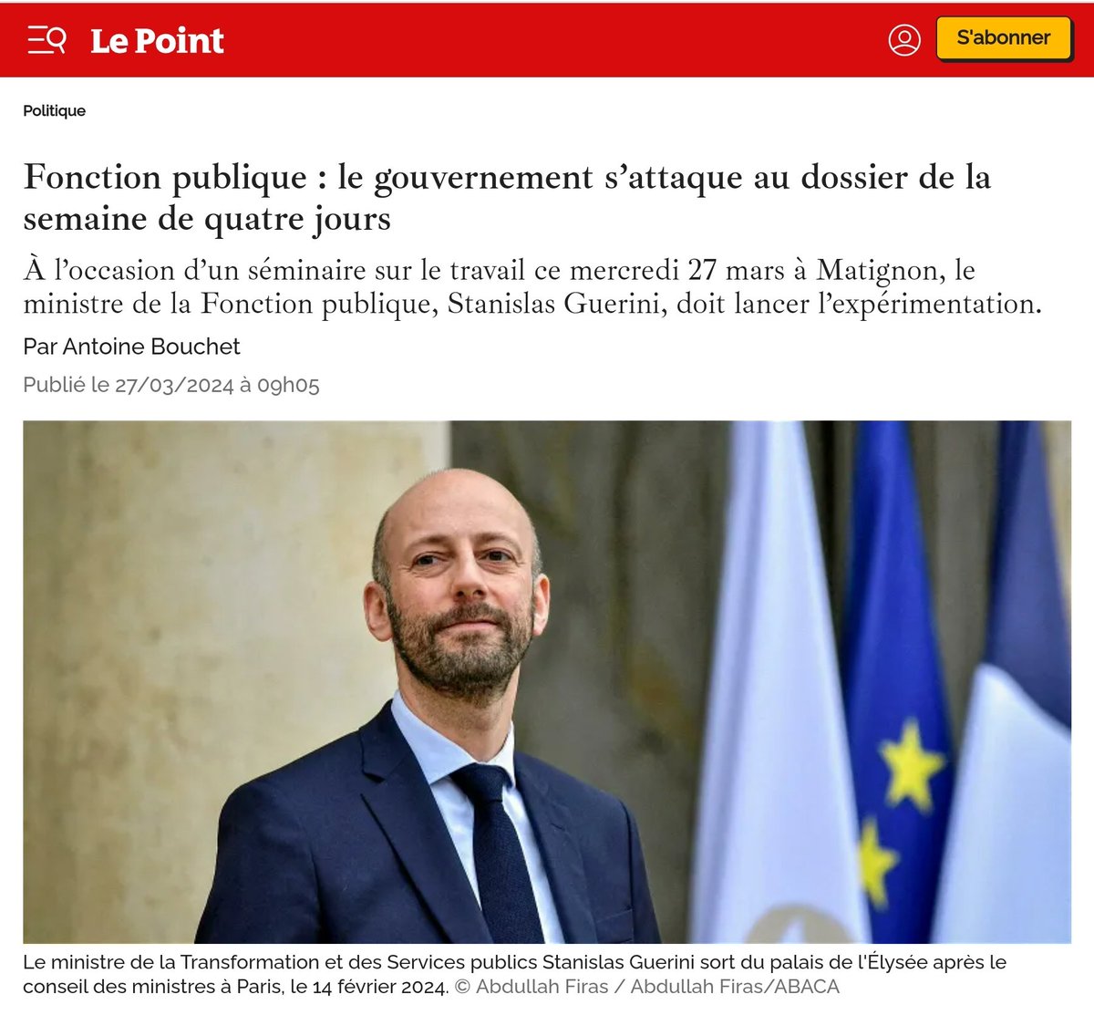 Pendant que Monsieur @StanGuerini prépare la population à la semaine de 4 jours pour les fonctionnaires (notez, pas enseignants) et 35 h (toujours pas les profs), @GabrielAttal invente la semaine de 50h pour les collégiens. Vivement qu'ils travaillent à 16 ans pour se reposer. 🤣