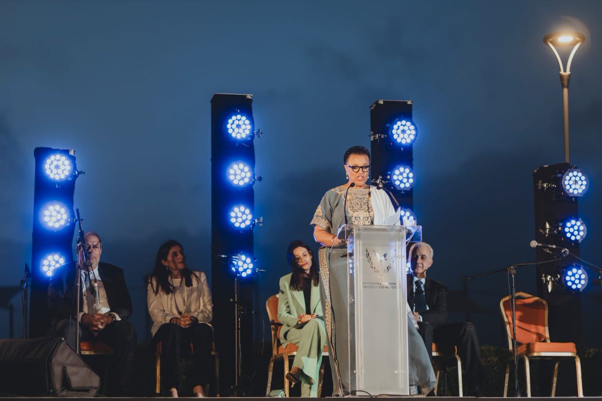 CyMOApress's tweet photo. "We must take action to protect the oceans," says Minister of Agriculture, Rural Development and Environment Dr @riapan82 at the opening reception of the #Commonwealth Ocean Ministers Meeting hosted in #Cyprus @commonwealthsec.

For the full address  🔗https://t.co/KzC53zUeih https://t.co/gOzvGCKrO3