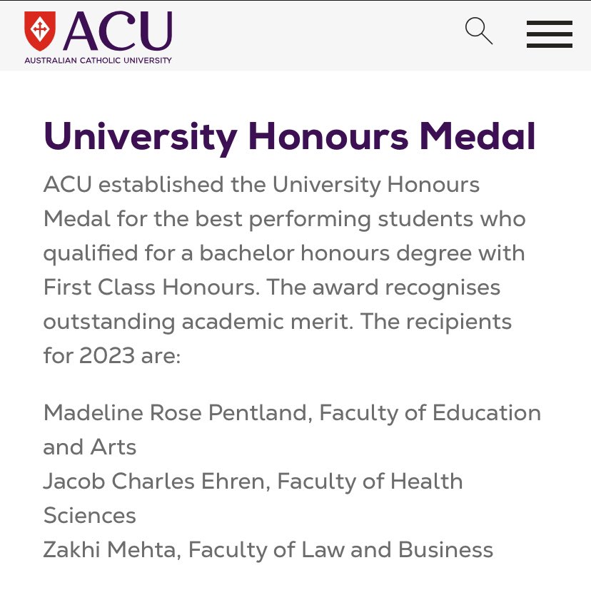 madpentland's tweet photo. This week I was awarded the @ACUmedia University Honours Medal for my thesis ‘Keeping the Histories Honest: Framing a Political Legacy of Natasha Stott Despoja’. I am beyond grateful to receive this recognition, as well as the support of all the women involved. https://t.co/bpuD8yF2GQ