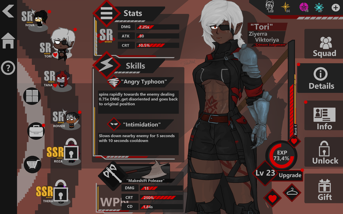 Fahn_Raven's tweet photo. workin on gacha game ui #originalcharacter #digitalart #art #drawing #digitalpainting #pixelart #artwork #character #drawings #artist https://t.co/heVIwOwPjv