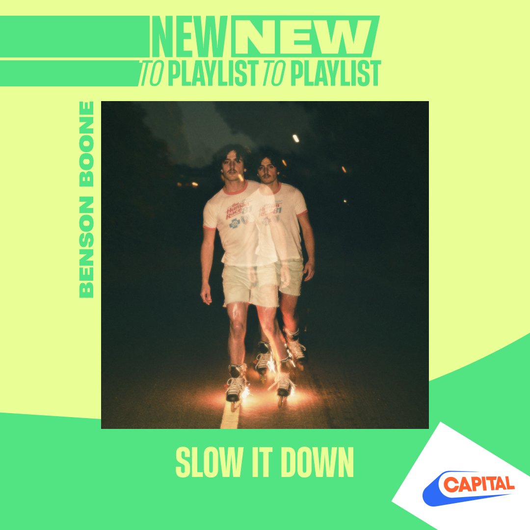 New to the Capital playlist 🤩 @BensonBoone - 'Slow It Down' Listen on @GlobalPlayer, the official Capital app 🎧