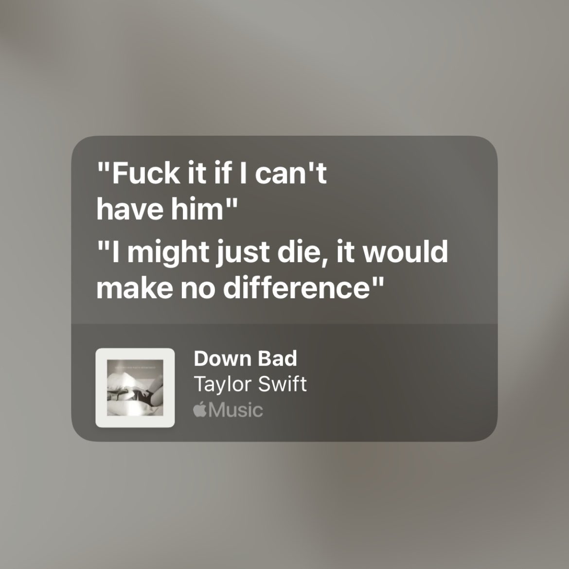 i might just die if i can't have him