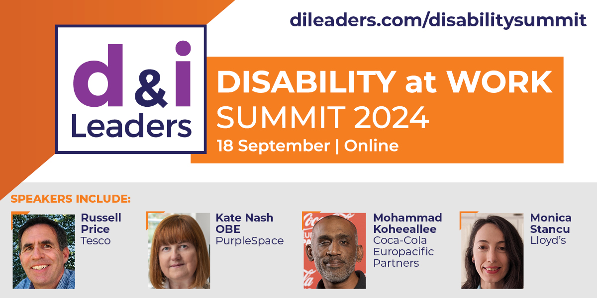 🔸 #Disability at Work Online Summit 2024 - 18 Sept. Agenda just announced! Hear inspiring speakers including: - Russell Price - Tesco - Kate Nash OBE - @MyPurpleSpace - Mohammad Koheeallee - CCEP - Monica Stancu - Lloyd's Details: dileaders.com/disabilitysumm… #DILeaders @texthelp