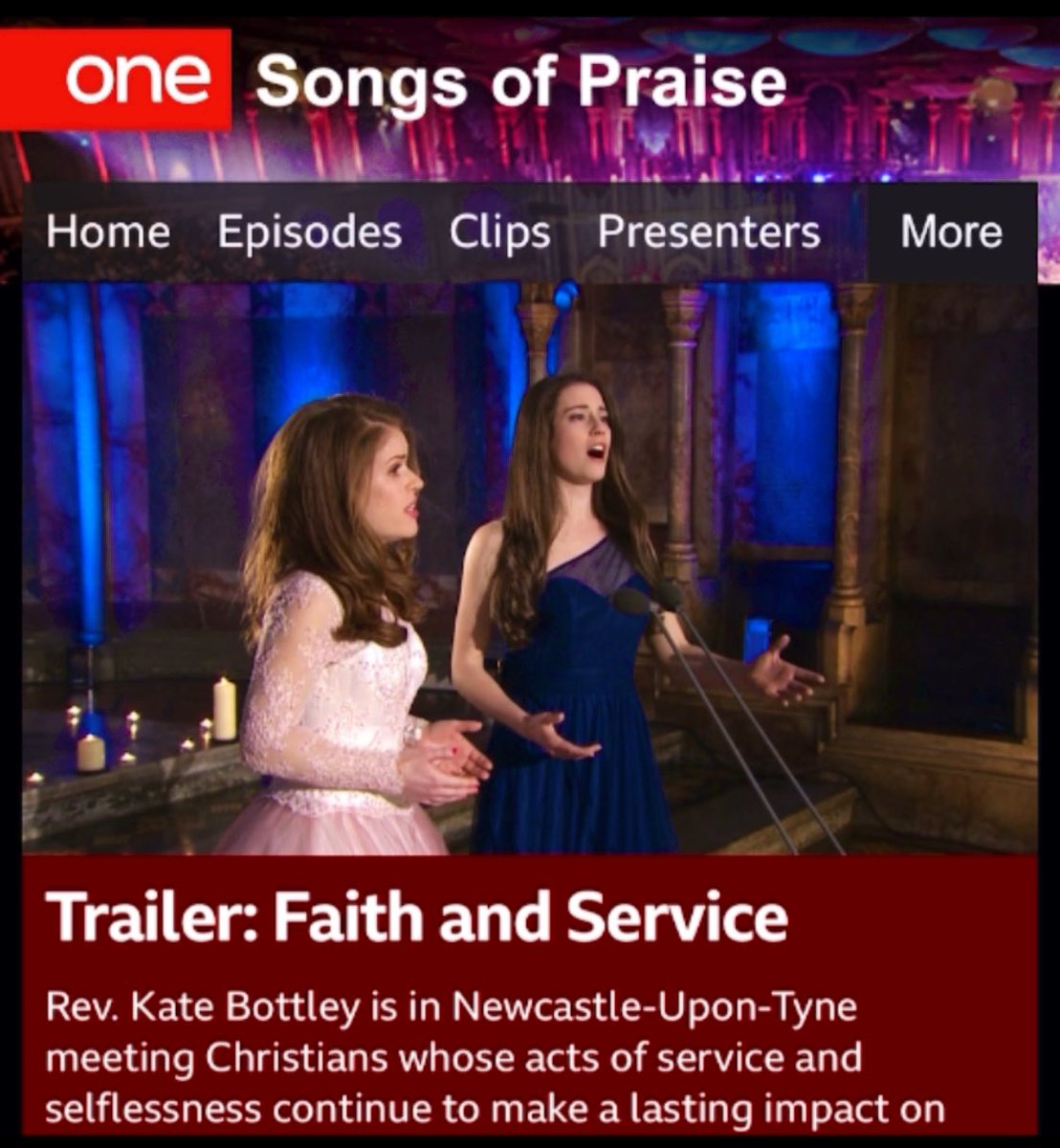 Exciting!
Tune in to the fabulous @BBCSoP #songsofpraise to hear @maryjessmusic and me sing a very special version of Ave Maria.
On BBC and then @BBCiPlayer