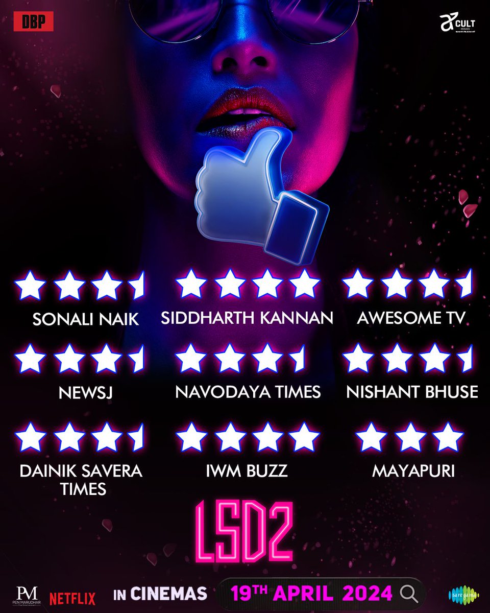 Ever since I found out about it, my happiness knew no bounds and it was a lot of fun LSD2 IN CINEMAS