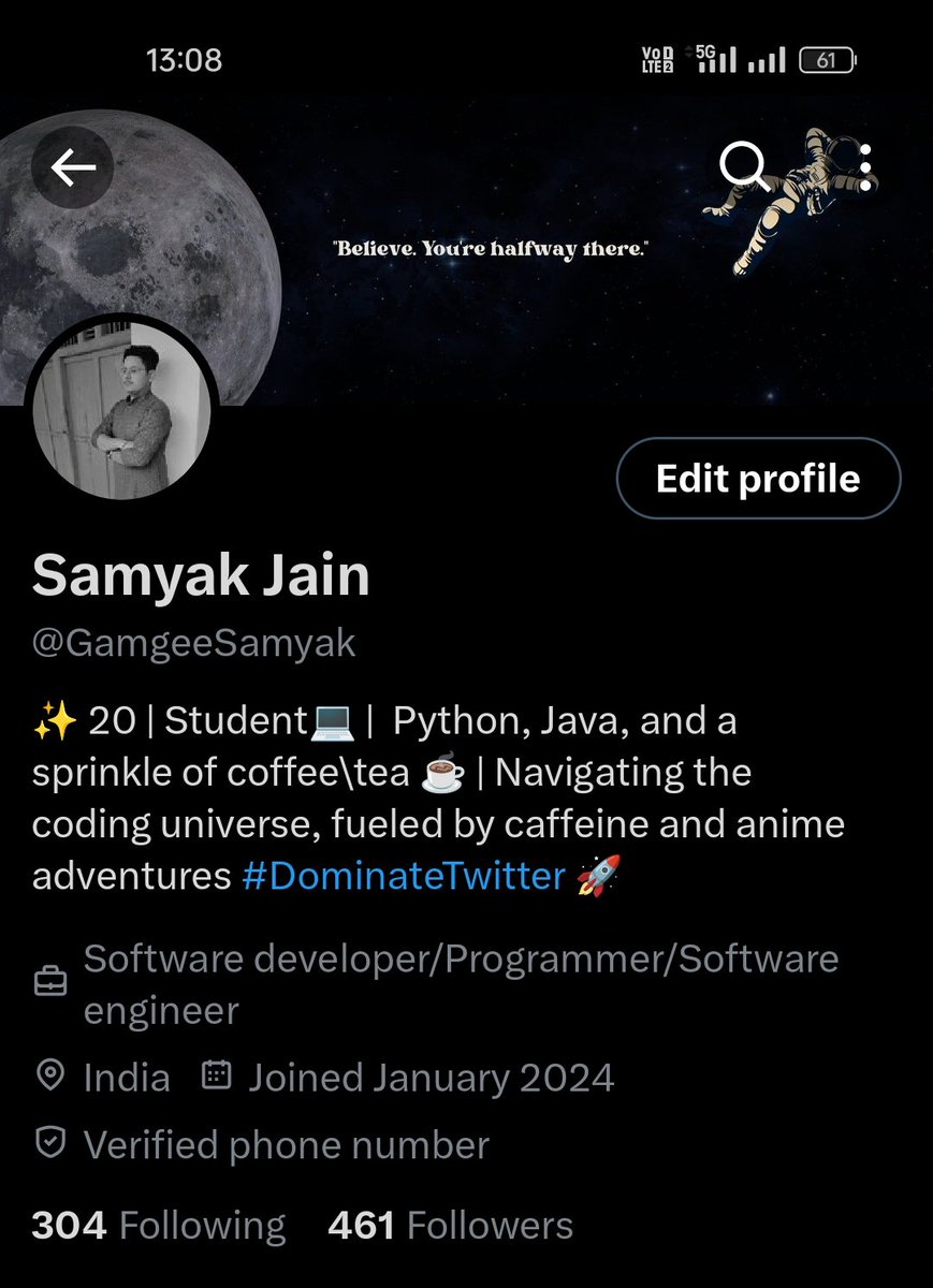 Thanku for 450 guys.
Many more to, come lets grow and #DominateTwitter together .

1 month on X and have made amaazing connection with amazing people . Thanku for you support a d guidance  people 

Jldi se 500 krwa do ab please