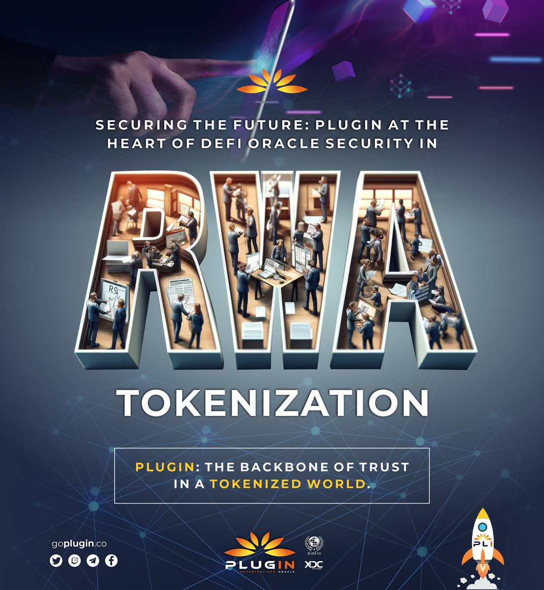 In the fast-approaching hype of Real World Asset (#RWA) tokenization, the indispensable role of #Plugin #Decentralized data #Oracles in reinforcing the security and veracity of this revolution is clearer than ever. This significant transition to digitize real-world assets, making…