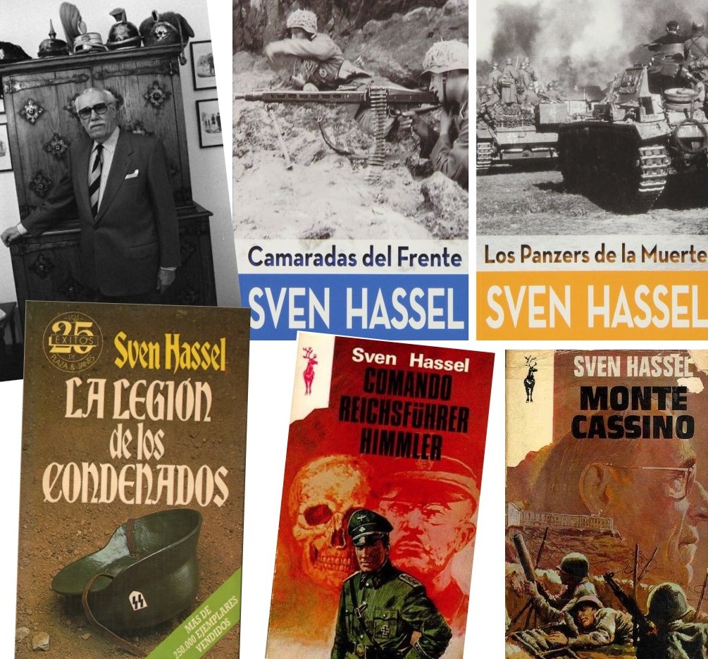 El 19 de abril de 1917 nace en Dinamarca
🖊️Sven Hassel
Vivirá en Barcelona desde 1964
y allí muere en 2012
Sus #novelas bélicas
protagonizadas por un atípico batallón disciplinario alemán durante la 2ªGM se vendían por millones en todo el mundo a finales del XX
#LiteraturaPopular