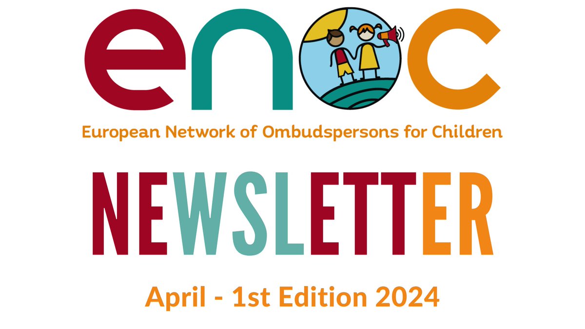 ✉️Our first 2024 #Newsletter is now OUT! 🔍 Read the latest updates on Children's rights from ENOC & members, European and International organisations, and upcoming events. 👉shorturl.at/BK018 📌Don't miss out! Subscribe to our newsletter here: shorturl.at/guKWY