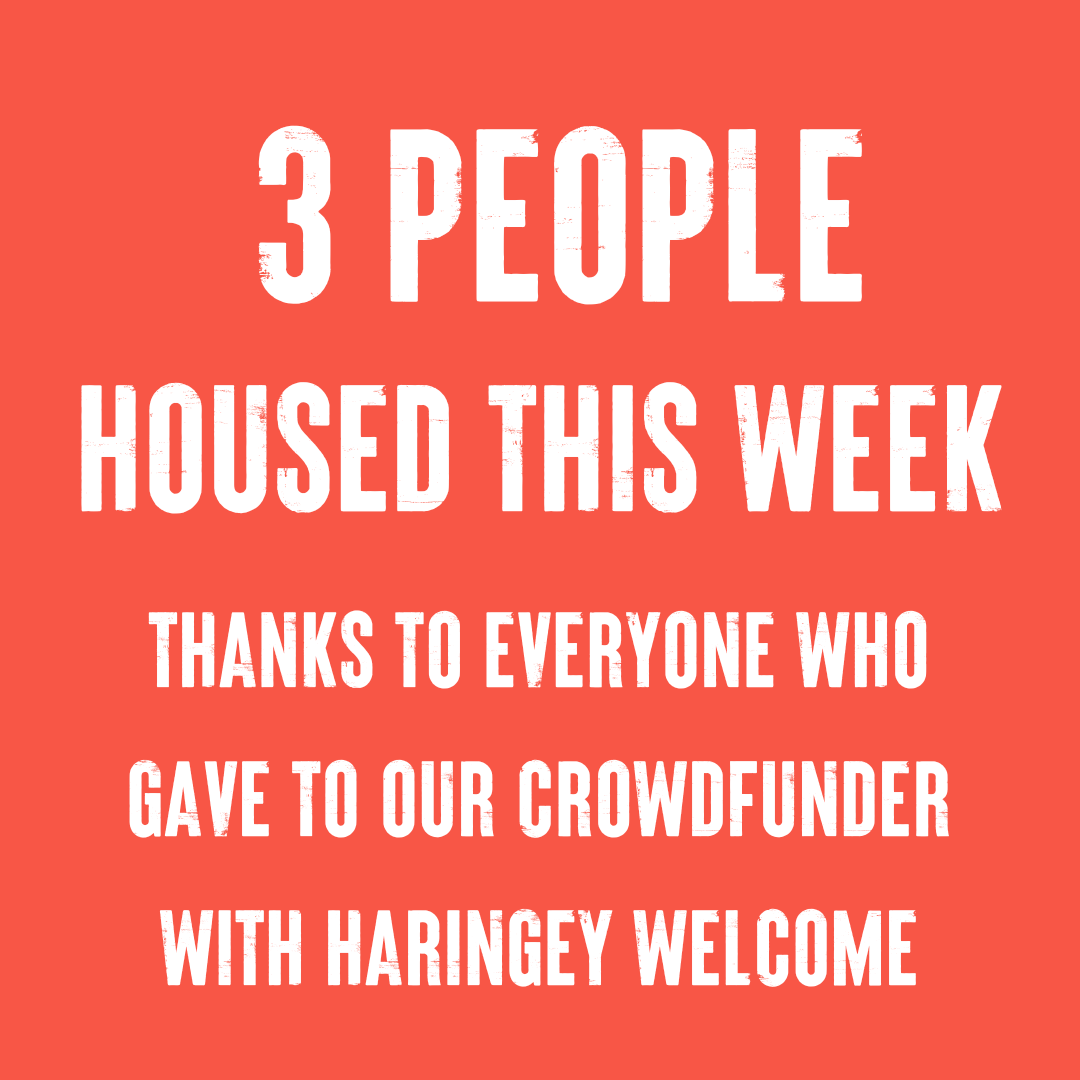 Remember our winter appeal with our amazing colleagues @HaringeyWelcome ? Well it's been a long road but we have our our first three tenancy agreements signed & paid this week! Big up community power to fight the hostile environment. Thanks to everyone who made it possible.
