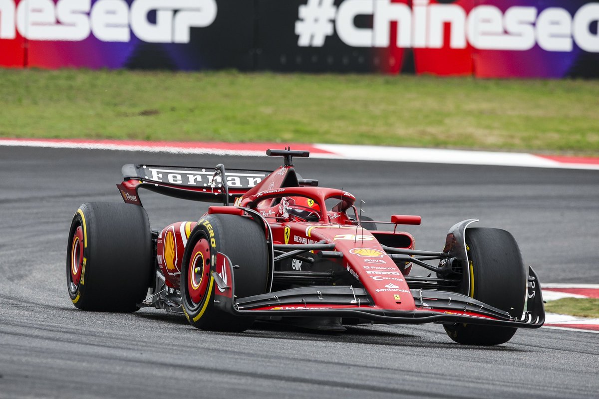 ScuderiaFerrari's tweet photo. That’s us through to SQ2 💪 

@Charles_Leclerc - P4
@Carlossainz55 - P6

#ChineseGP 🇨🇳​ #F1 https://t.co/Tm3HAwusPM