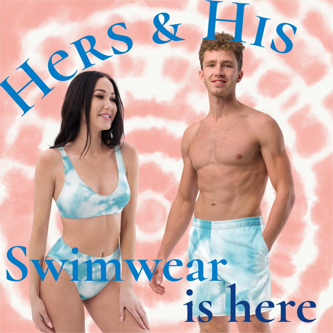 Time for FUN IN THE SUN in the cutest way possible. zengenusa.com #swimwear #springwear #pool #beach #funinthesun #hers&his #hisandhers #funwear #beachwearfashion #poolwear #summerwear 
#springfashion #summerfashion #tiedye #tyedye