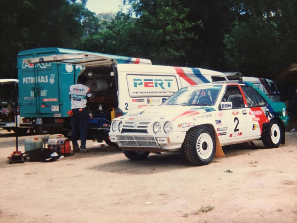 #Mitsubishi Lancer Fiore, built by #TuskEngineering with support from PERT for the '1990 #MalaysiaRally.