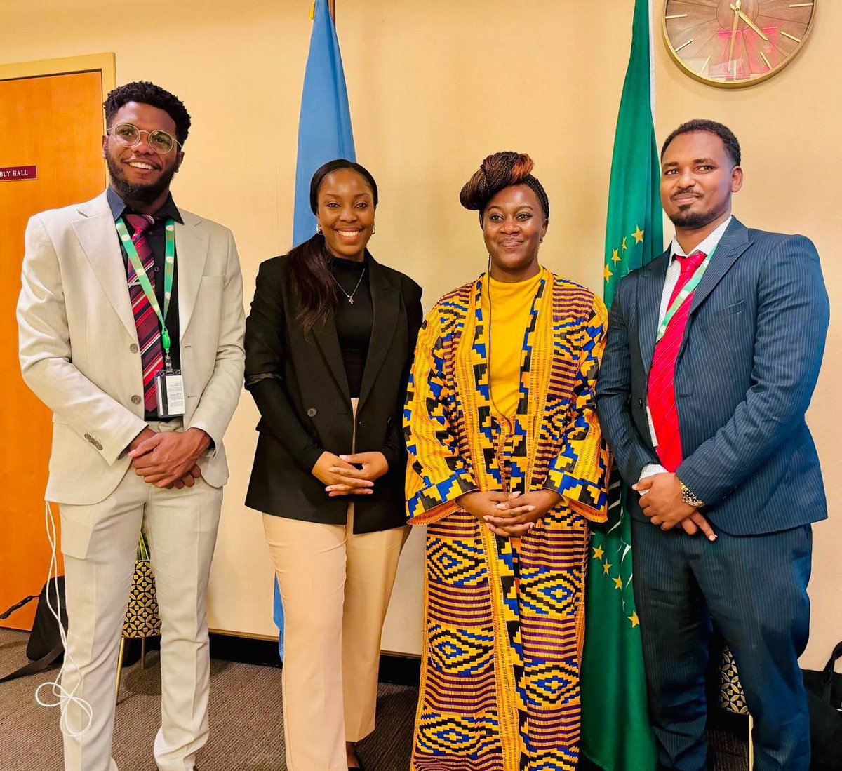 🎉Incredible week at the @UNECOSOC #YouthForum! @AU_YouthEnvoy's office concluded a series of impactful events, amplifying youth voices & driving change. Special thanks to @AfricanUnionUN for their support during the Intergenerational Dialogue ❤️ #YouthForum #AfricaYouthLed