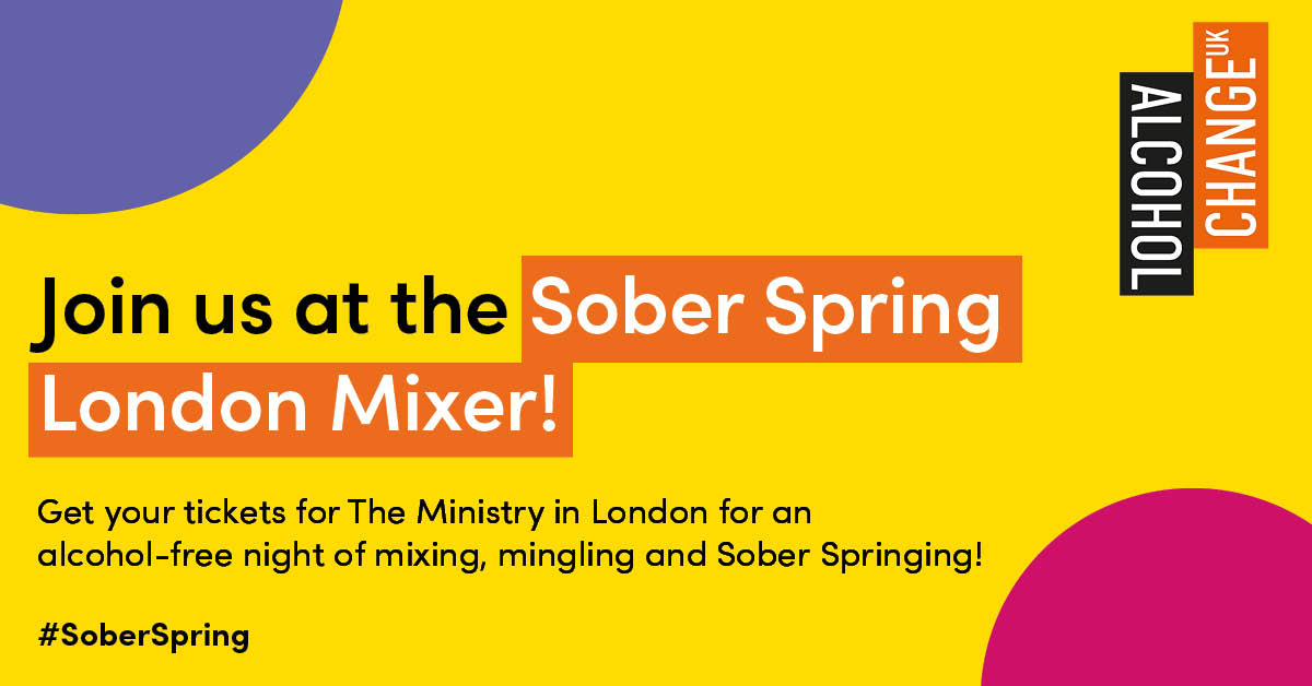 Join us for a night of mixing, mingling and Sober Springing hosted with Millie Gooch!🧡

Whether you’re sober, sober curious or taking part in #SoberSpring, join us for a laid-back evening of booze-free fun, connection, and friendship at The Ministry in London!