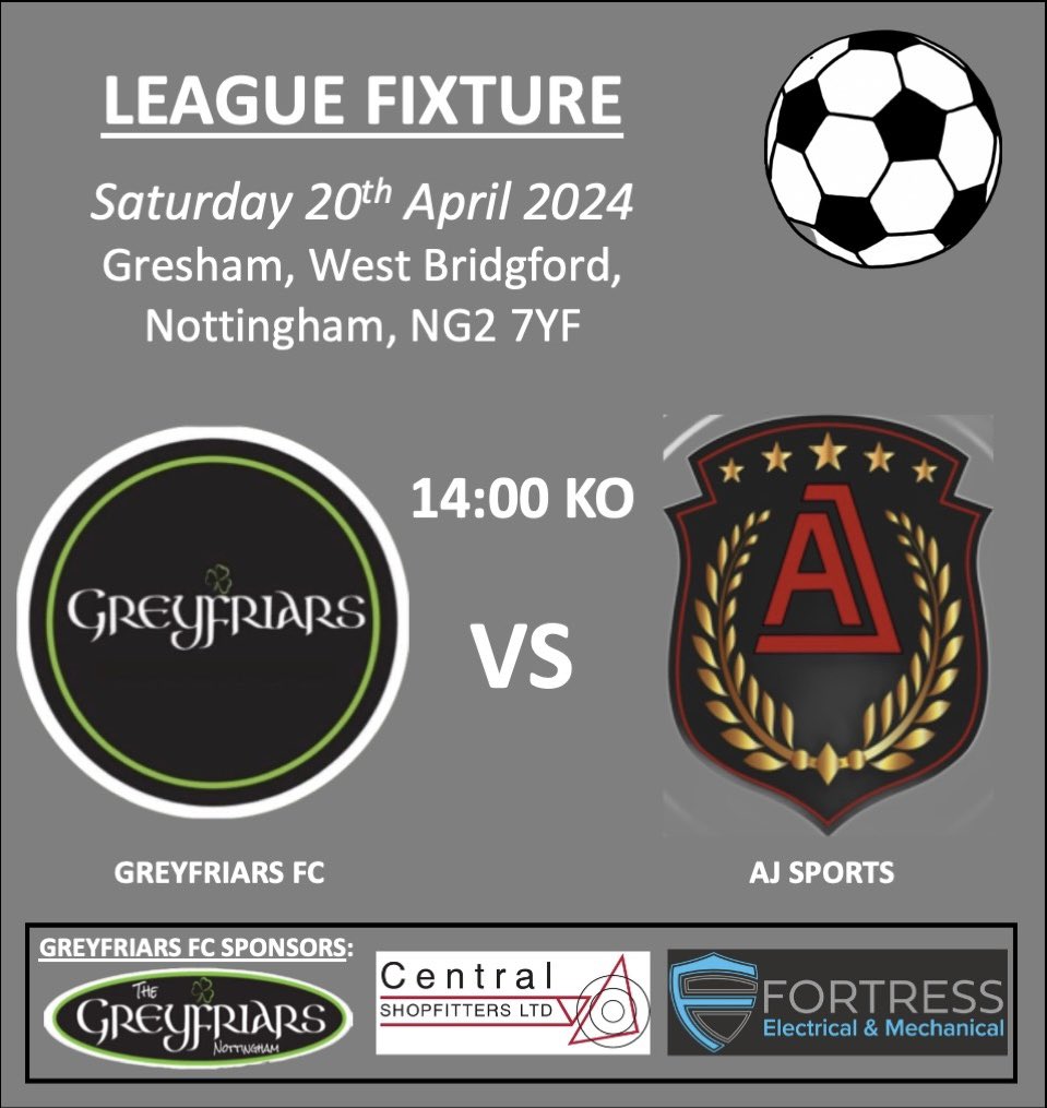 After a 4-1 midweek win against Wollaton Reserves, we go on to our final 2 league games. This weekend against AJ Sports at Gresham. We still await a date for our cup final to be played in May. UTF 💚