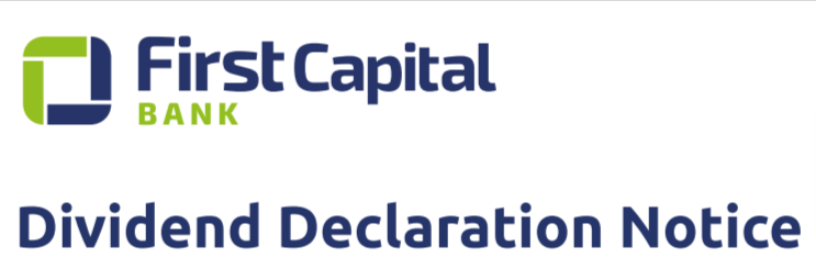 First Capital Bank has declared a final FY23 dividend of USD0.22 cents per share:
› Announced: 19/04/24
› Cum-dividend: 29/04/24
› Ex-dividend: 30/05/2024
› Last Date to Register: 03/05/24
› Payment: 10/05/24
@FirstCapitalZim @ZSE_ZW #dividend #stockmarkets #Banking #stocks