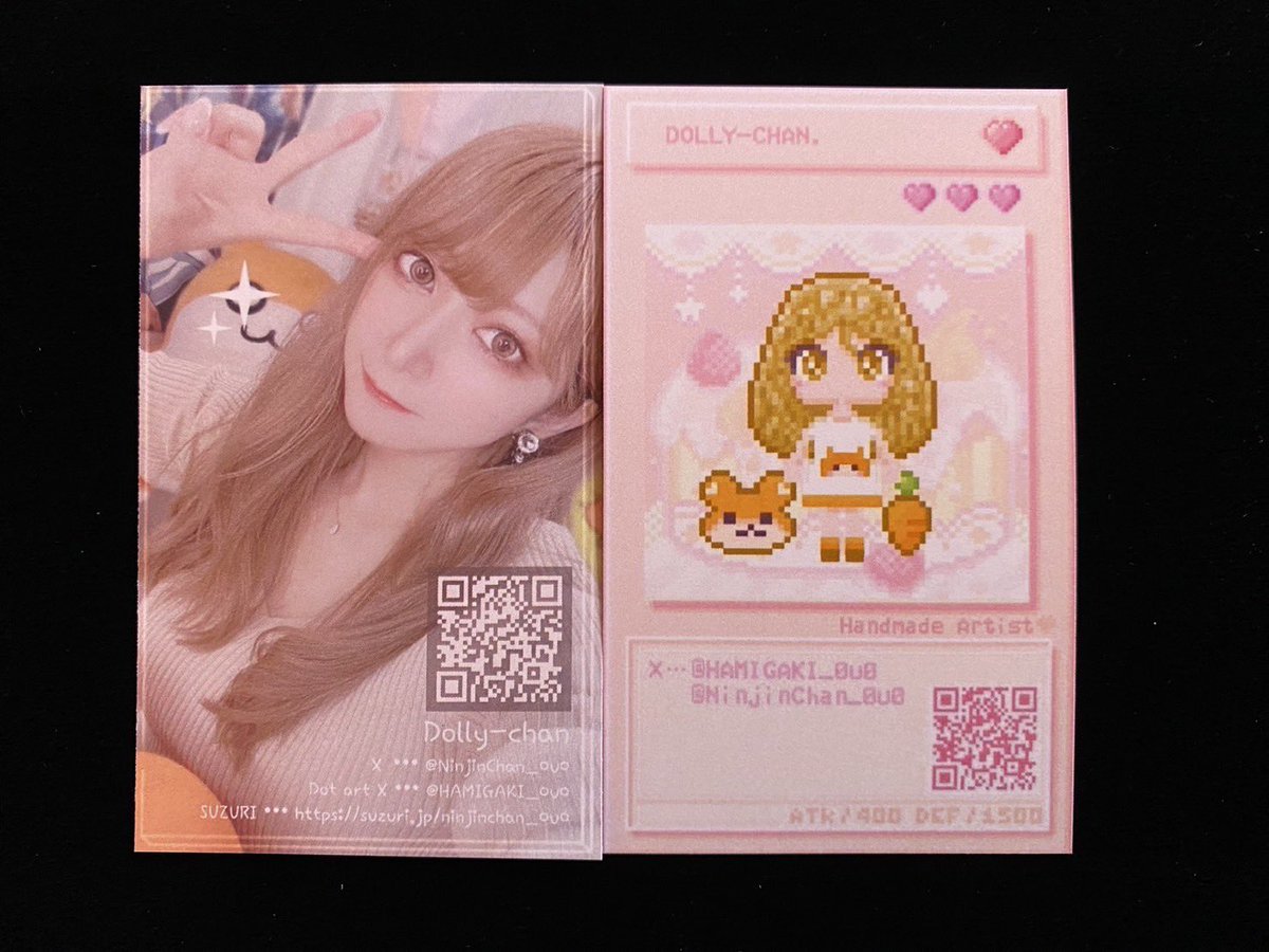 🥕デザフェス59出展します🥕

5/19(日)
ブース番号は【A145】です🐹🥕
推しぬいを着飾る #ぬい撮りぼん と
ドット絵作品の雑貨を販売予定です🎀
会いに来て、お手に取ってくださるのをお待ちしております🫶🏻

#デザフェス
#デザインフェス
#デザフェス59
#ぬい撮り