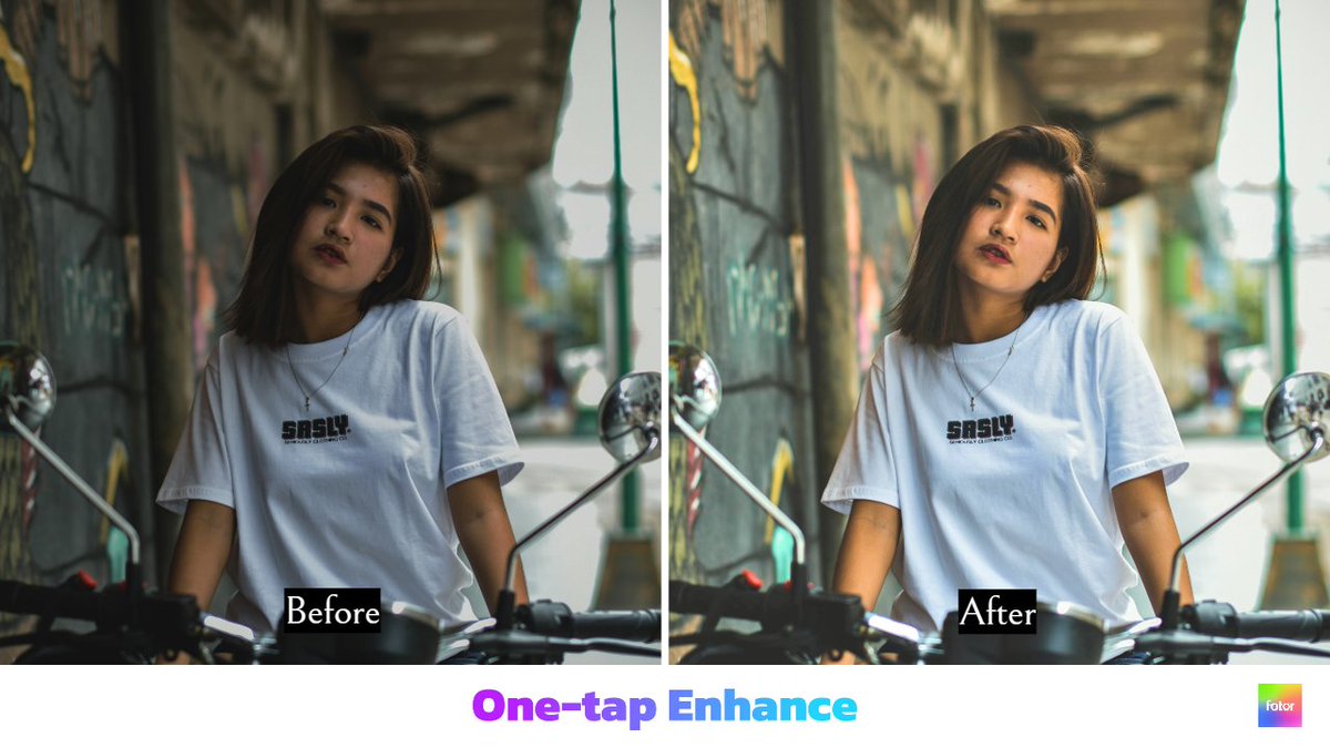 Dark and dreary photos? No problem! With just one tap, our One-tap Enhancer will brighten up your day. #FotorAI 🔗fotor.com/features/one-t… Use code '𝐗𝟐𝟓' for 25%off on any purchase. #Fotor #Photoedit #Photoediting #Onetapenhance