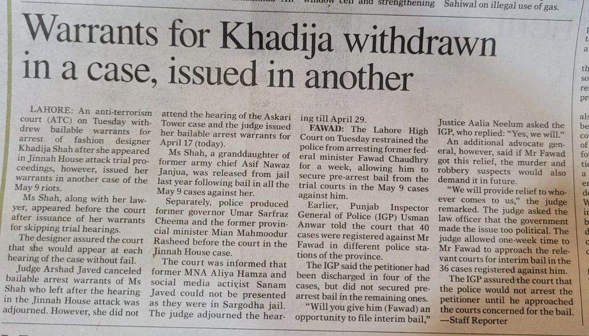 To clarify: 1. #KhadijahShah did not leave the country. 2. No summons or warrant was served on her. 3. Warrant was circulated on media/social media & when she became aware, she attended court in both cases. She is facing her cases & any independent trial will find her innocent