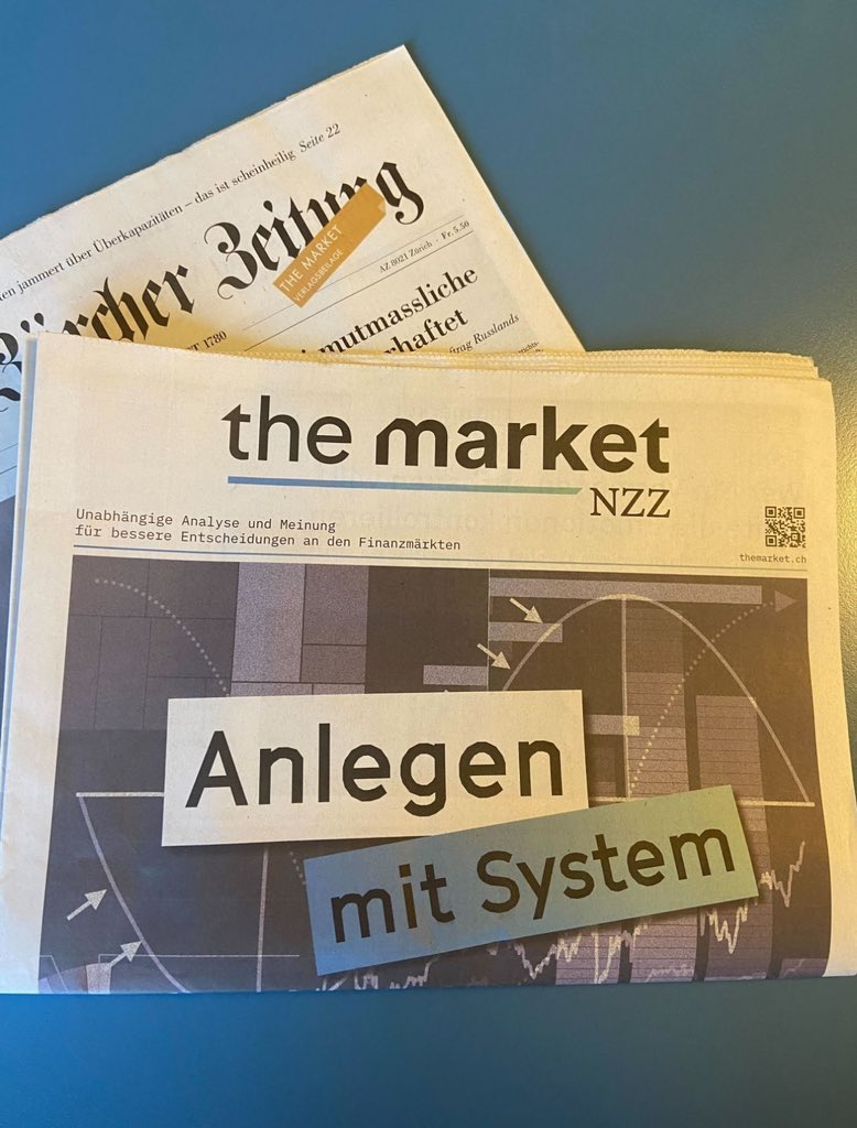 gehirnforschung's tweet photo. #Kostprobe, #gratis von @TheMarket_CH - unsere Beilage in der @NZZ, auch als PDF-Download verfügbar. 

32 Seiten für alle, die neugierig sind, was wir da eigentlich machen.

https://t.co/GTWKQrityD

#aktien #bitcoin #fintwit https://t.co/bWr7wzeOyT