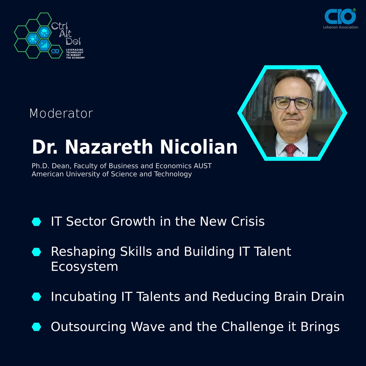 CIOLebanon's tweet photo. Elevating Lebanon's economy via digital transformation! Join us for Panel 3: 'Alt: DT as the Driver of Growth for Lebanon Economy. 'Explore the IT sector's resilience, talent ecosystem, brain drain solutions &amp; outsourcing challenges.
This invitation is for private recipients only https://t.co/OS8oNEsVwf
