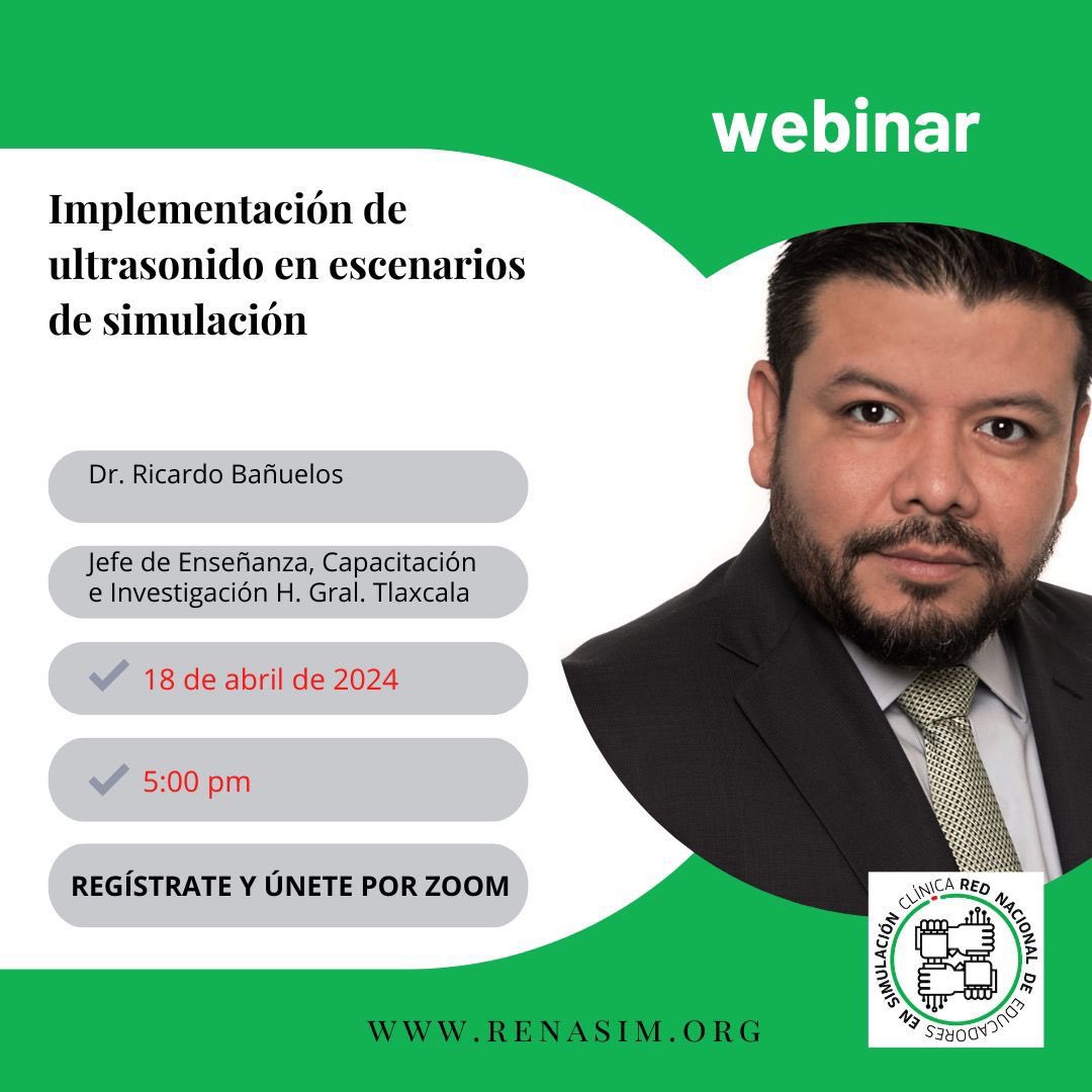 Gracias a #RENASIM por la oportunidad de compartir la experiencia en #USG en escenarios de #SimulacionClinica. Ahora replicando en #HGT 
Agradecido con <a href="/KosmosLatAm/">Kosmos LATAM by EchoNous</a> <a href="/kosmos_echonous/">Kosmos by EchoNous</a> <a href="/sonoeye/">Sonoeye Chison México</a> por el apoyo para lograr todos estos proyectos