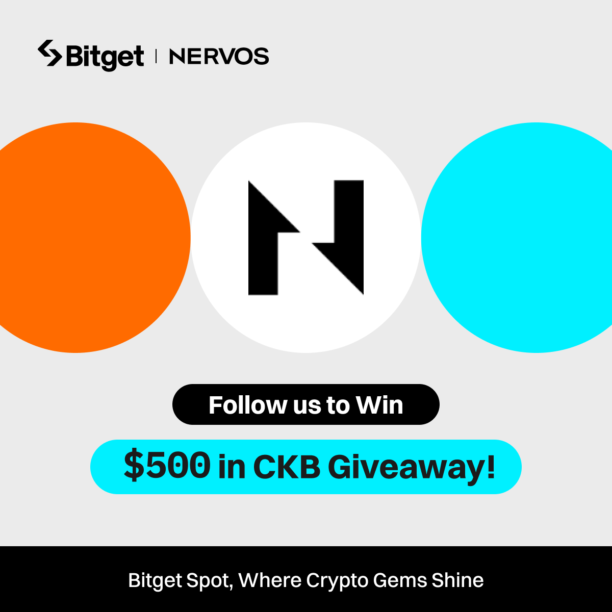 Join the #Bitget x $CKB Giveaway! 💰 $500 worth of $CKB (10 winners) 1⃣ Follow @bitgetglobal @NervosNetwork 2⃣ Repost with #CKBlistBitget & tag your friends 3⃣ Fill out the form: forms.gle/KwSpjEHzdSi9AV…