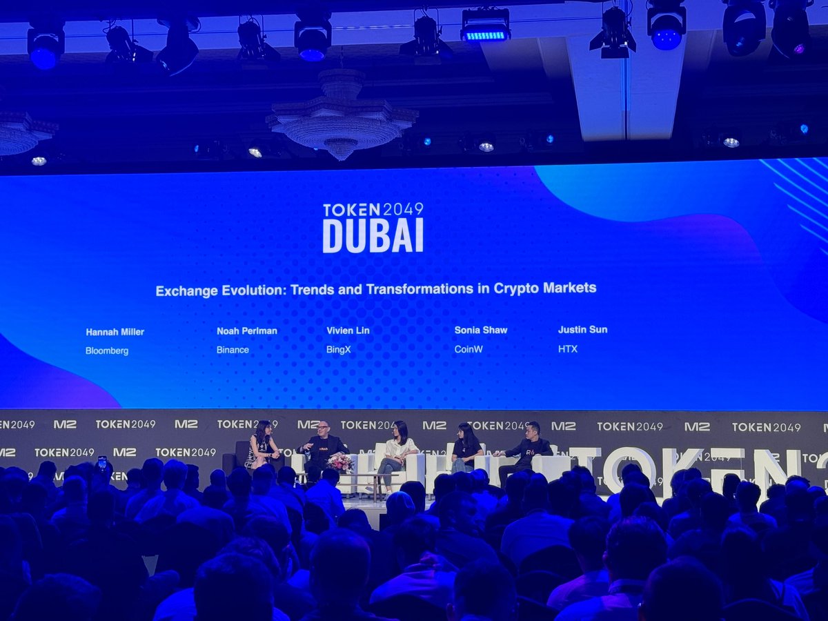 Happy to hear that exchanges finally talk about security at #token2049