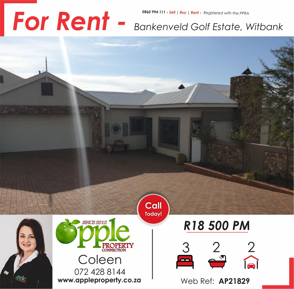 🎉⭐😎🏡🥳🤩 
Your dream home has just been listed!
Don't let this opportunity pass you by!

#justlisted #forsale #forrent #residentialproperty #newdevelopments #commercialproperty #nationwide #ApplePropertyConnection #ApplePropertyConnection
appleproperty.co.za
