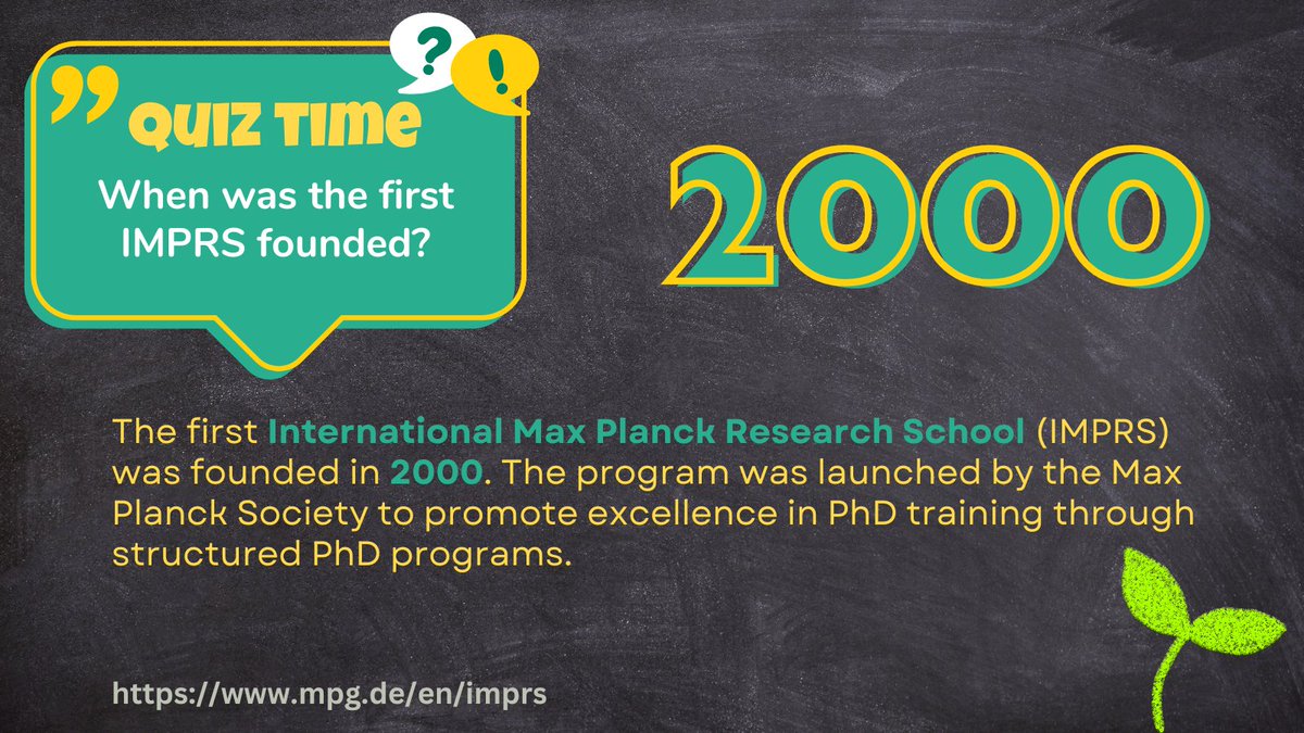 Looks like we've hit a tie! But neither of the winning options for the IMPRS founding year was correct. Only 12.5% nailed it with 2000. 🎉👏 #FridayQuiz #IMPRSQuiz