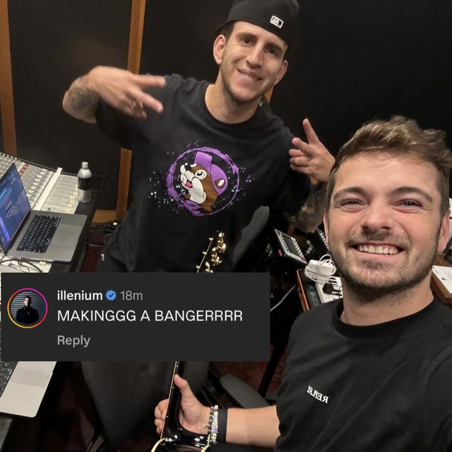 Martin Garrix & Illenium have officially announced their collaboration! They are currently having a studio session in Tokyo, Japan.