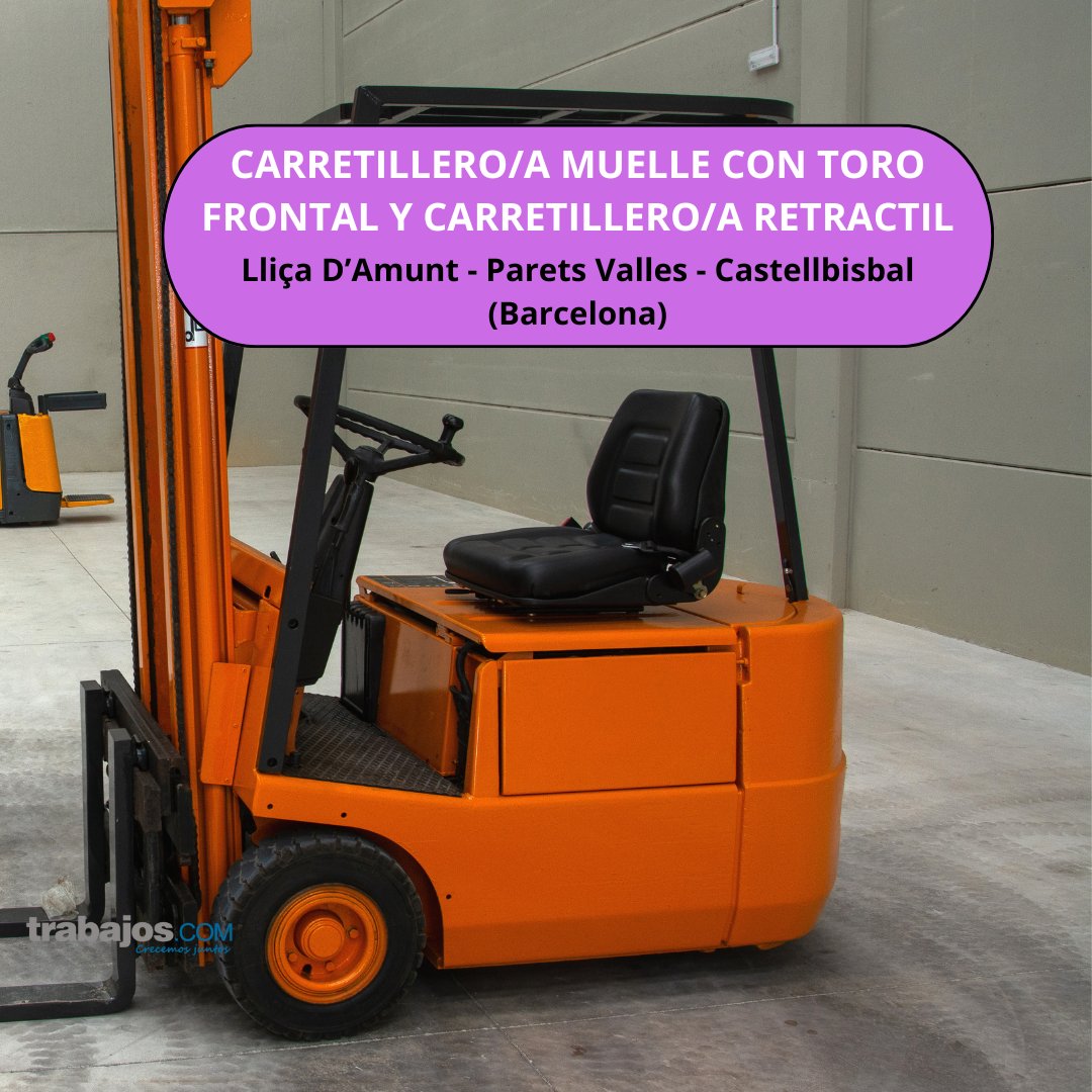 trabajoscom's tweet photo. 📢 ¡#Oportunidadeslaborales en #Barcelona ! 📢
🔍 ¡Están buscando talento para tres emocionantes posiciones de #carretillero /a en diferentes ubicaciones! ➡ Castellbisbal, Parets Valles y Lliça D'Amunt.

📝 ¿Interesado/a? ¡Inscríbete! 🚀
ℹ https://t.co/0My0zLMJcJ
#trabajoscom https://t.co/Gj8DZ7sboF