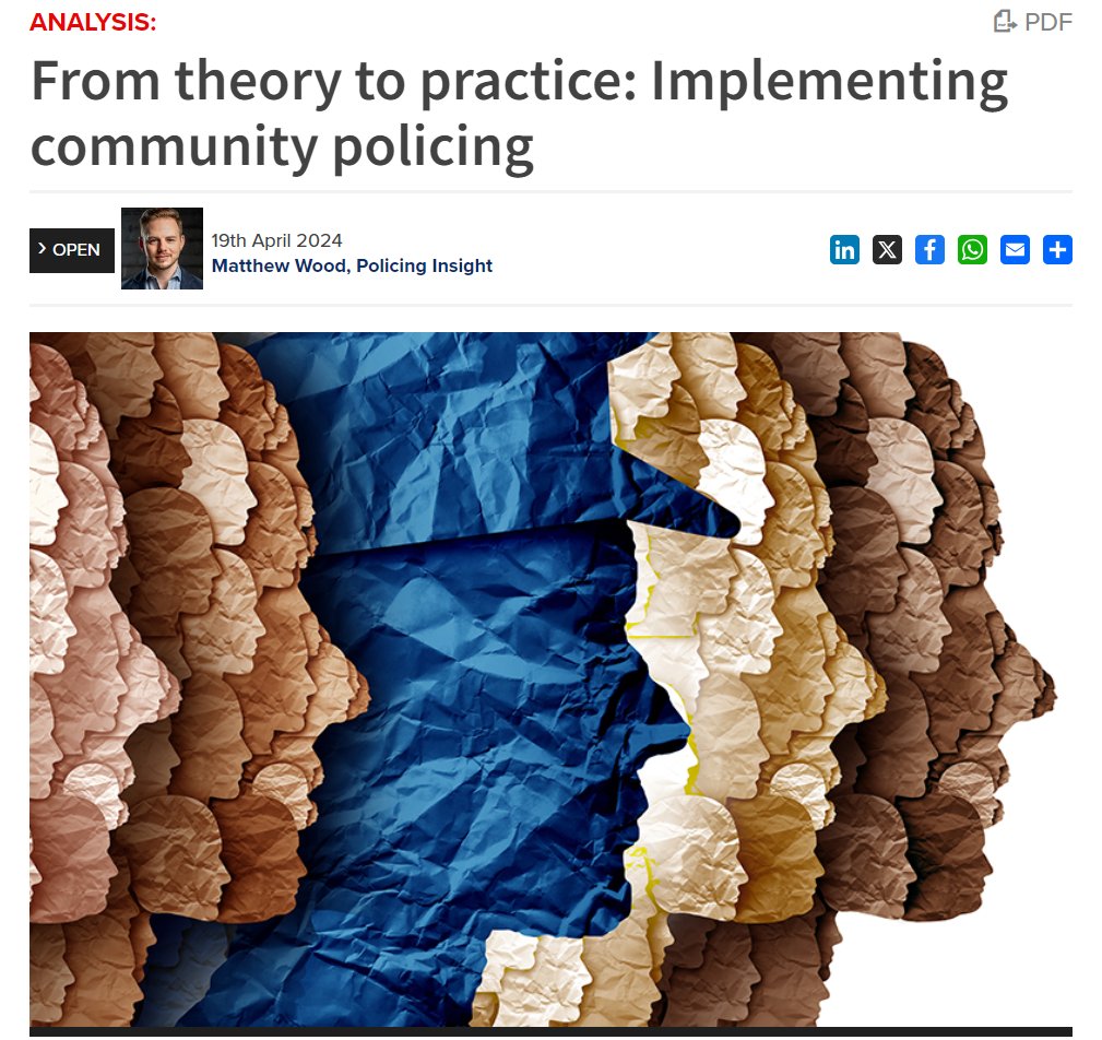 Most #LawEnforcement agencies now recognise the importance and potential of #communitypolicing, but for many the practical application of the concept remains elusive; Policing Insight’s Matthew Wood, a Professor of Public Safety and former Toronto Police Service officer, looks at