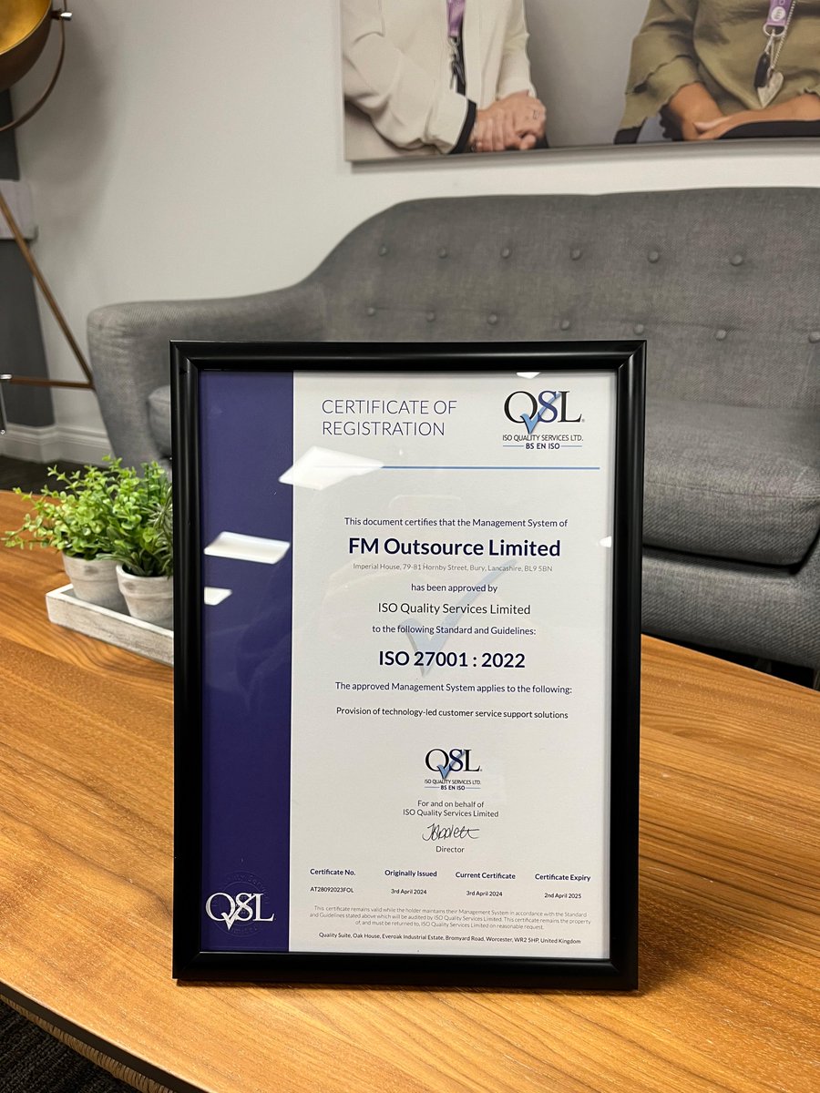 It's official! Our ISO 27001 certificate has arrived🎉