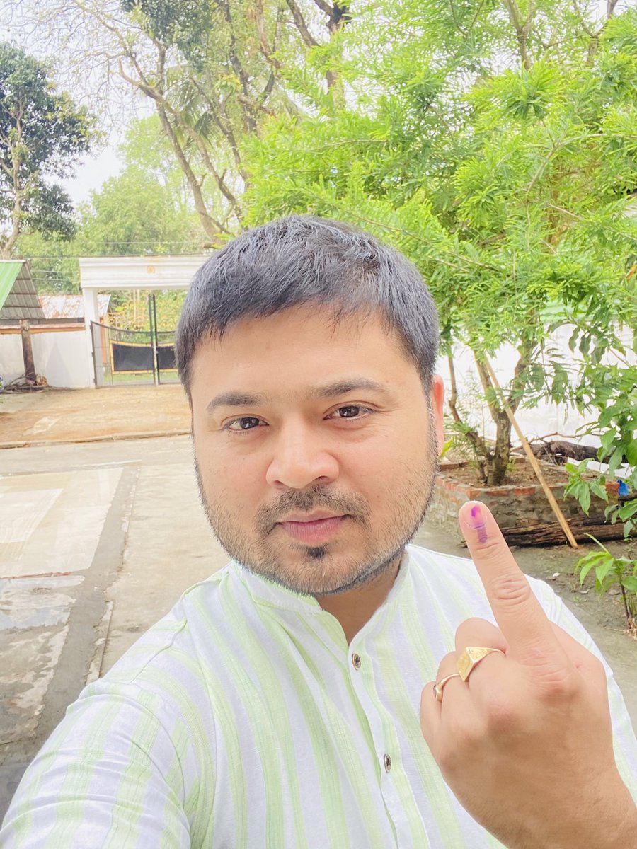 #MyVoteMyRight Voted for saving the democracy and Constitution