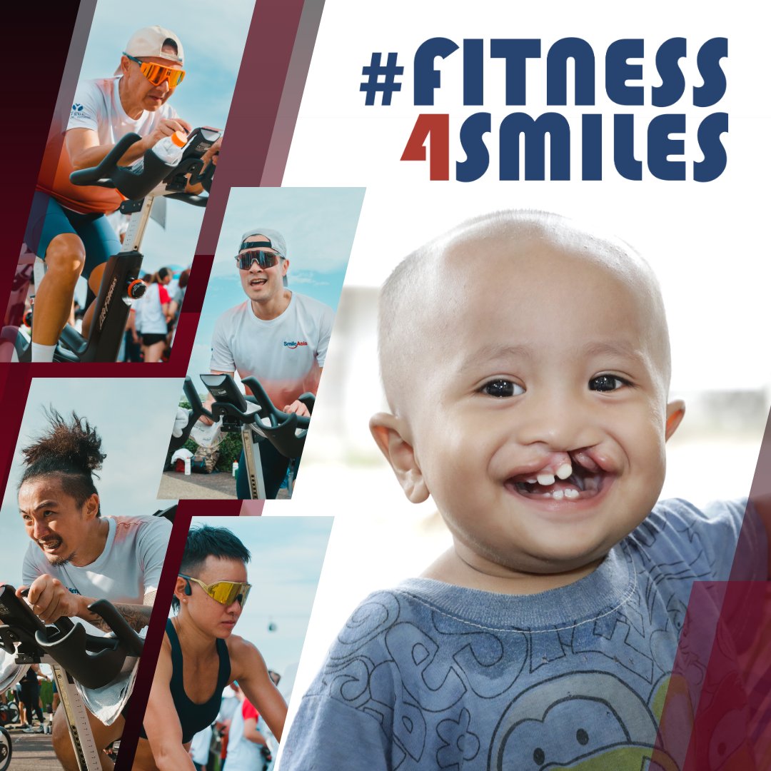 Gear up for a FUNdraising cycling challenge! 🚴‍♂️ Who's ready to pedal for a cause and make a difference? 💪

For the third consecutive year, we are here again calling out cycling enthusiasts to join our yearly cycling challenge.

Register now: smileasia.org/fitness4smiles…