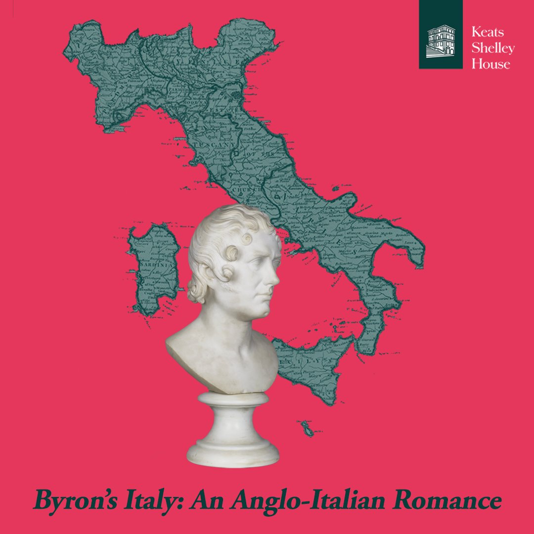 To commemorate the bicentenary of Lord Byron's death we are proud to announce the launch of ‘Byron’s Italy: An Anglo-Italian Romance’: an exhibition at the Keats-Shelley House, dedicated to his relationship to Italian culture. bit.ly/4b1hnIB
