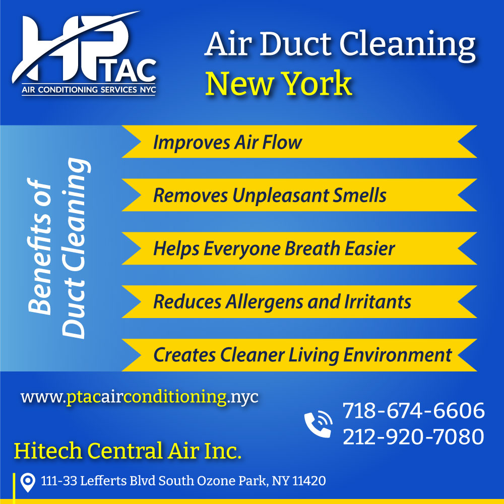 New York Air Duct Cleaning and Inspection
Call: +1-7186746606
Email:services@hitechcentralair.com
ptacairconditioning.nyc/air
#NewYork #airductcleaning #airduct #newyorkcity #newyork #acairduct #Bronx #Brooklyn #Manhattan #Queens #StatenIsland
When you call on Hitech Central Air Inc