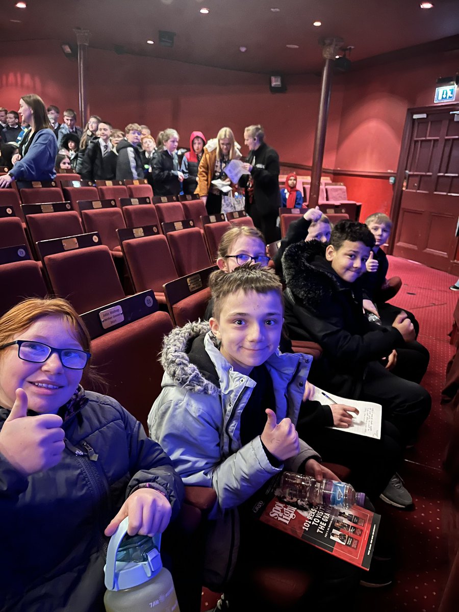 Yesterday’s visit to Wolverhampton Grand Theatre to watch ‘The Boy at the Back of the Class’ #prioryparkcommunityschool #theboyatthebackoftheclass